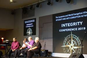 Photo (from left to right): Bishop Efraim Tendero, Dr Lazarus Phiri, Bishop Dr Thomas Schirrmacher, Dr Manfred Kohl Â© Cesar Punzalan III, Manila