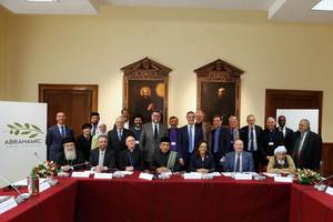 Photo 2: The faith leaders meeting in the Gregorian University of the Vatican Â© Thomas K. Johnson