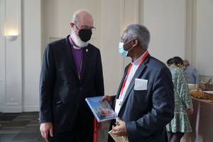 Photo: Cardinal Peter Turkson and Thomas Schirrmacher in conversation Â© WEA/Esther Schirrmacher
