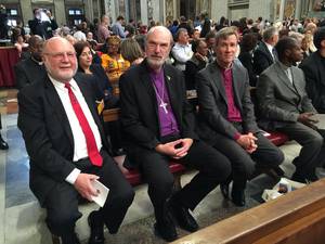 Photo: Three Protestant âfraternal delegatesâ at the opening mass at the Vatican Synod: Baptist, Evangelical, Anglican Â© Thomas Schirrmacher