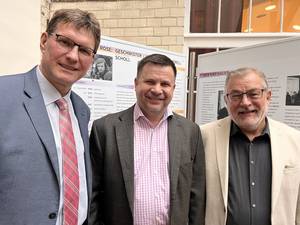 Uwe Heimowski, Vitaly Vlasenko und Prof. Dr. Johannes Reimer © Manuel Böhm