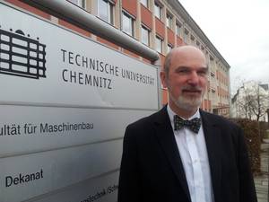 Foto: Schirrmacher an der TU Chemnitz