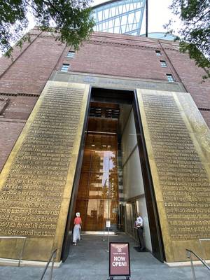 Photo: The entrance of the Bible Museum Â© WEA/Timothy K. Goropevsek