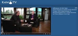 Screenshot Interview âKaffeepausen mit dem Papstâ